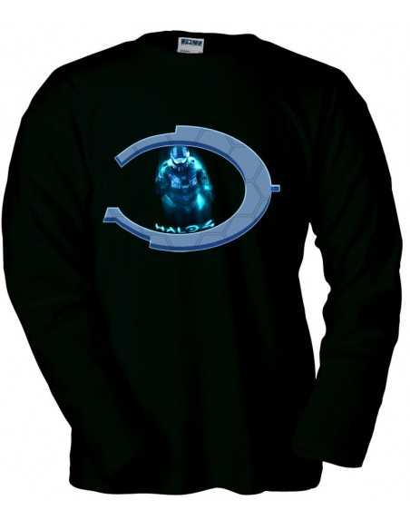 Camiseta Halo 4 Jefe Maestro action Manga Larga