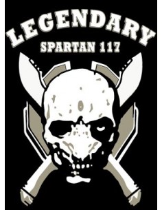 Camiseta Halo 4 -Spartan 117 Legendary new- de Manga Larga 2