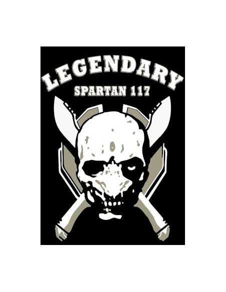 Camiseta Halo 4 -Spartan 117 Legendary new- de Manga Larga