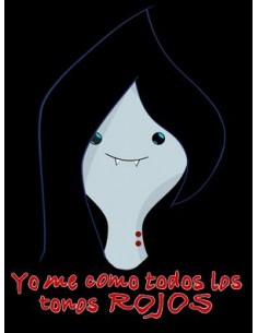 Camiseta Hora de Aventuras -Marceline cara- de chica manga larga 2