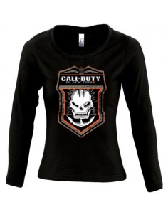 Camiseta manga larga de chica Call Of Duty Black Ops 2 Skull