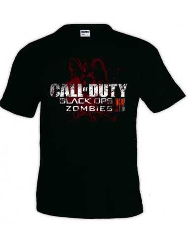 Camiseta Call Of Duty Black Ops II zombies manga corta