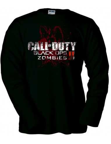 Camiseta Call Of Duty Black Ops 2 zombies manga larga