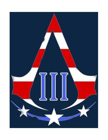 Camiseta Assassins creed 3 -American logo- manga larga