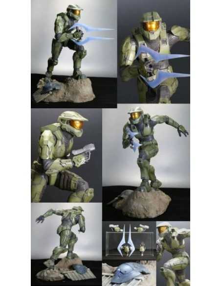 Figura Halo 3 Jefe Maestro Steel Spartan de 30 CMS
