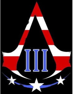 Sudadera Assassins creed 3 -American logo- con capucha 2