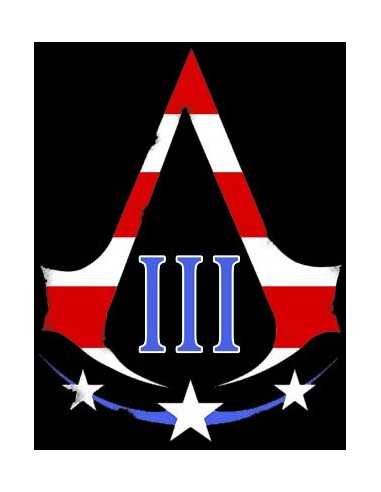 Sudadera Assassins creed 3 -American logo- con capucha Sudadera Assassins creed 3 -American logo- con capucha