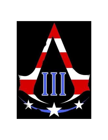 Sudadera Assassins creed 3 -American logo- con capucha Sudadera Assassins creed 3 -American logo- con capucha