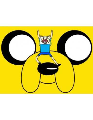 Sudadera Hora de Aventuras Jake capucha color amarillo