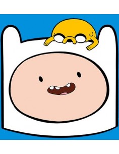 Sudadera Hora de Aventuras Finn y Jake azul turquesa 2