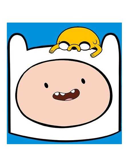 Sudadera Hora de Aventuras Finn y Jake azul turquesa