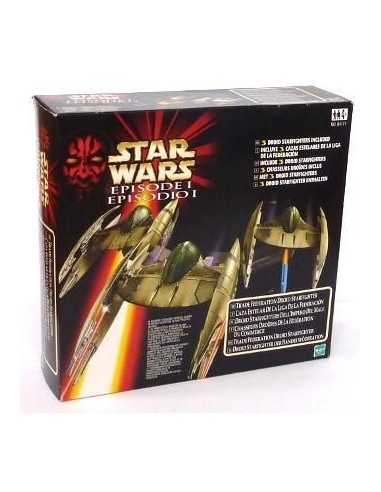Pack de3 Naves Droides Star Wars Espisodio1 del año 1999 y de 30 cms