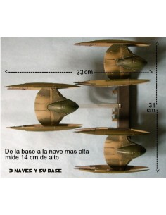 Pack de3 Naves Droides Star Wars Espisodio1 del año 1999 y de 30 cms 2