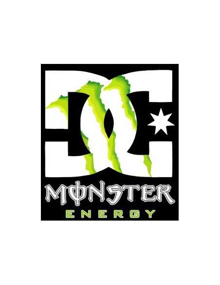 Sudadera Monster Energy DC custom con capucha negra