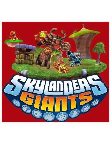 Camiseta Skylanders Giants -Isla- manga larga roja