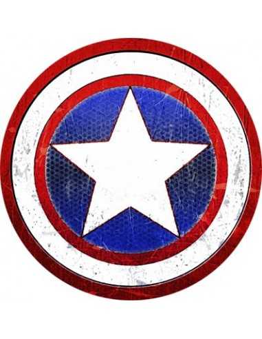 Sudadera Capitan América "Escudo custom" con capucha