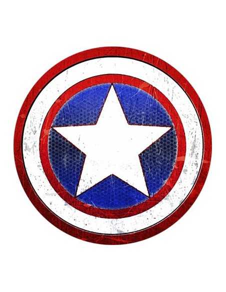 Sudadera Capitan América "Escudo custom" con capucha