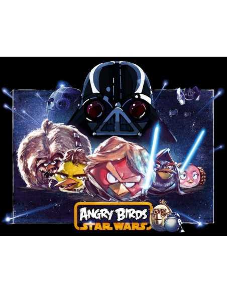 Camiseta Angry Birds Star Wars manga larga