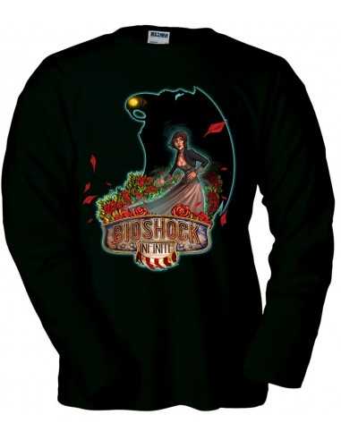 Camiseta Bioshock infintite Elizabeth-Songbird manga larga de chico