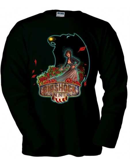 Camiseta Bioshock infintite Elizabeth-Songbird manga larga de chico