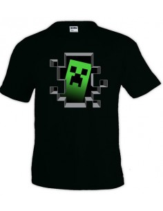 Camiseta Minecraft -Un Creeper dentro de mi- manga corta