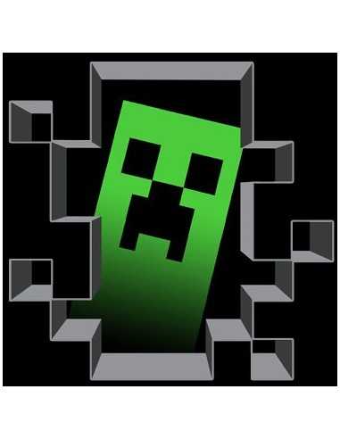 Sudadera Minecraft -Un Creeper dentro de mi- negra capucha