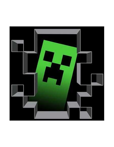 Sudadera Minecraft -Un Creeper dentro de mi- negra capucha