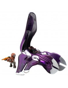 Halo 4 Vehículo Covenant Banshee 18cm con 2 figuras 2