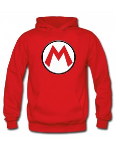 Sudadera Super Mario Bros logo "M"
