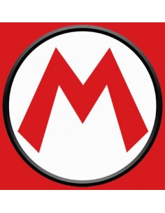 Camiseta Mario bros con el diseño logo"M" 2