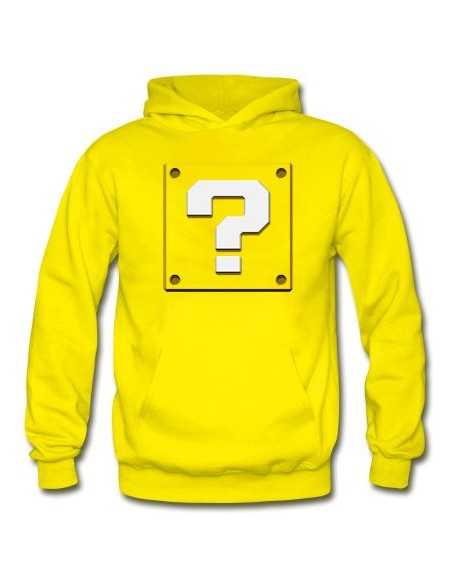 Sudadera Super Mario Bros ,Bloque interrogante-