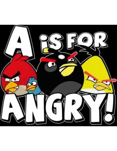 Camiseta Angry Birds -A is for angry- en mxgames 2