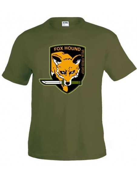 Camiseta Meta Gear Fox Hound Camiseta Meta Gear Fox Hound