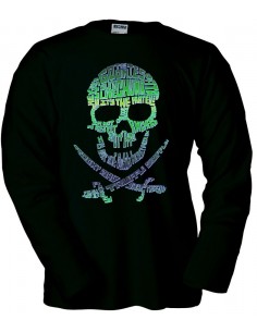 Camiseta de Los Goonies Bandera Pirata manga Larga