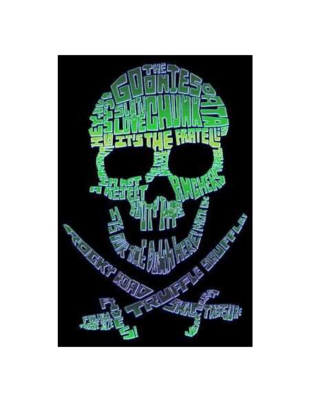 Camiseta de Los Goonies Bandera Pirata manga corta