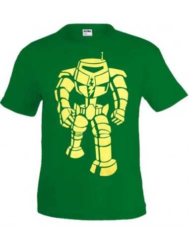 Camiseta Sheldon Manbot -Big Bang Theory- verde