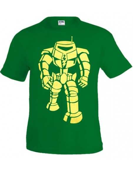 Camiseta Sheldon Manbot -Big Bang Theory- verde