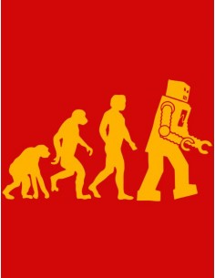 Camiseta del Dr. Sheldon Cooper -Robot Evolution- 2