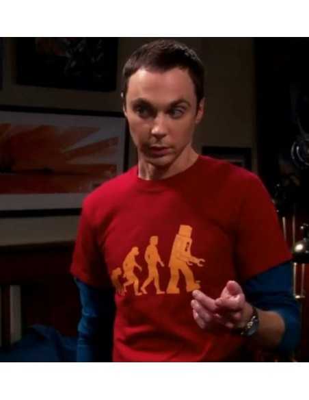Camiseta del Dr. Sheldon Cooper -Robot Evolution-
