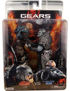 Pack de 2 figuras gears of war Raam vs Kim neca
