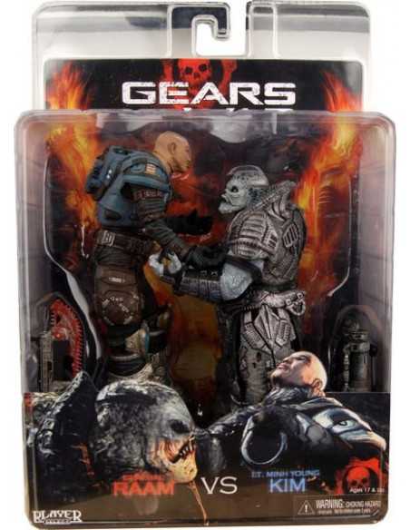 Pack de 2 figuras gears of war Raam vs Kim neca