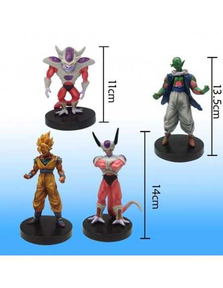 Pack de 4 Figuras de dragon Ball Z Gashapon - Freezer y Rey Cold
