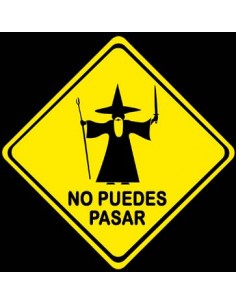 Camiseta del Señor de los Anillos - Gandalf no pasar 2