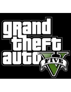 Camiseta Grand Theft Auto 5 - logo gta - manga corta 2
