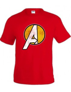 Camseta Avengers - Simbolo amarillo
