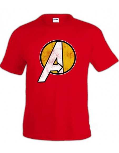 Camseta Avengers - Simbolo amarillo