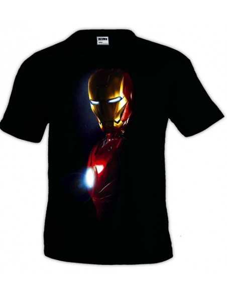Camiseta Ironman negra (medio torso)