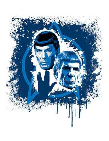 Camiseta Star Trek - el incombustible Spok