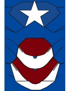 Camiseta Ironman - PATRIOT , Azul manga corta 2