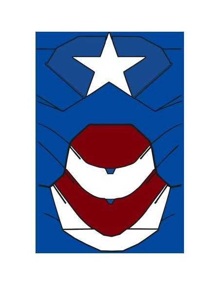 Camiseta Ironman - PATRIOT , Azul manga corta